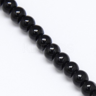 Crystal Glass Round Beads Strands EGLA-F037-4mm-B03-1