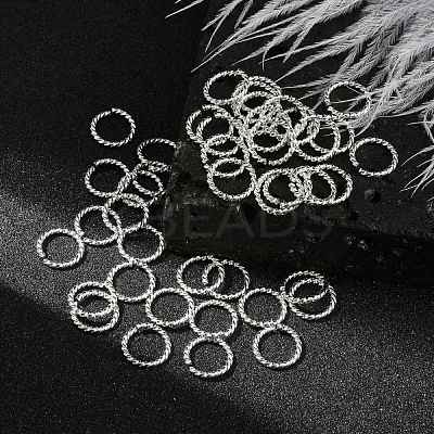 304 Stainless Steel Open Jump Rings STAS-F191-12S-D-1