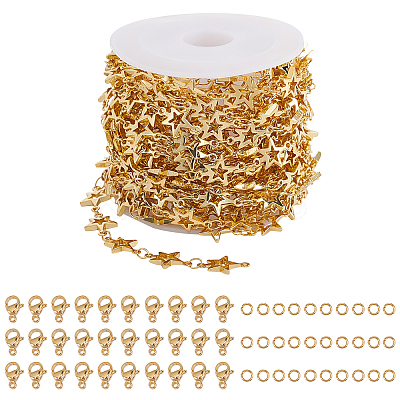 Brass Link Chain Making MAK-CA0001-13G-1