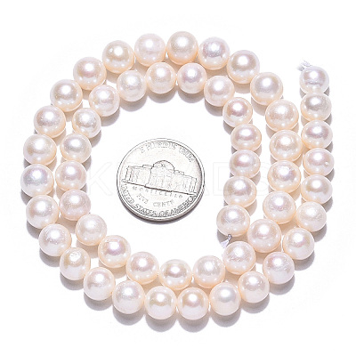 Natural Cultured Freshwater Pearl Beads Strands PEAR-N016-07A-1