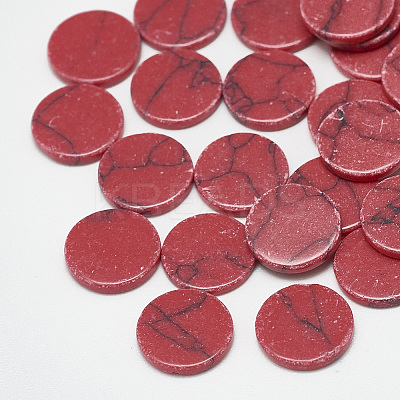 Synthetic Turquoise Cabochons TURQ-S290-01B-10mm-1