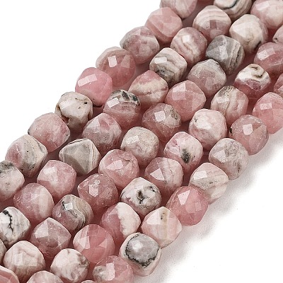 Natural Argentina Rhodochrosite Beads Strands G-B093-B01-02-1