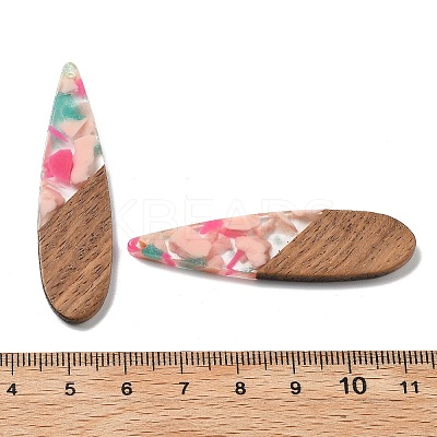Resin and Walnut Pendants FIND-R051-14A-1