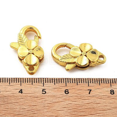 Brass Lobster Claw Clasps KK-R216-18A-G-1