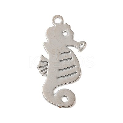 Brass Etched Metal Embellishments Pendants KKC-D001-03P-1