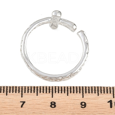 Brass Cuff Open Rings KK-Z165-02P-1