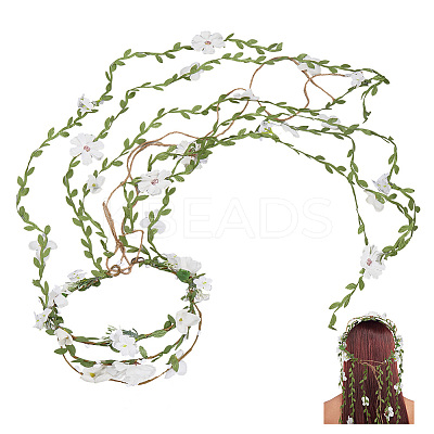 Cloth & Alloy & Plastic Headbands OHAR-WH20008-05B-1