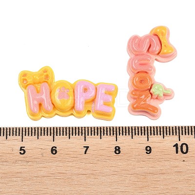 Bowknot Opaque Resin Cabochons CRES-I051-01-1