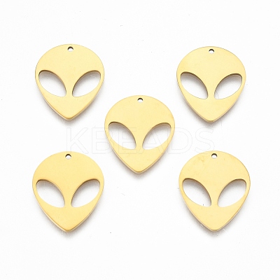 Ion Plating(IP) 201 Stainless Steel Pendants STAS-N098-117LG-1