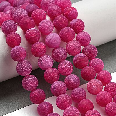Natural Weathered Agate Beads Strands G-P538-A01-12-1