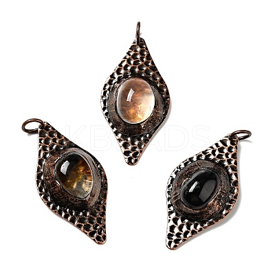 Natural Smoky Quartz Big Pendants X-G-D468-32R-1