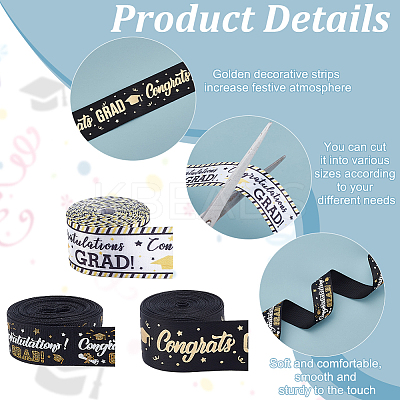 Gold Stamping Polyester Printed Ribbon OCOR-PH0004-91C-1