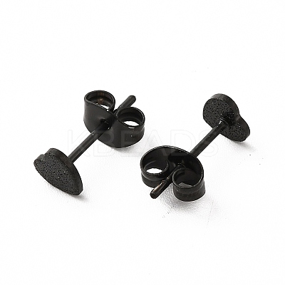 304 Stainless Steel Haart Stud Earrings for Women EJEW-K243-02EB-1