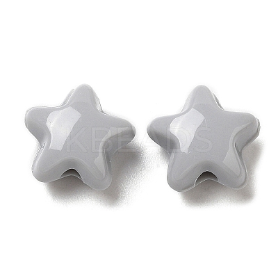 Opaque Acrylic Beads OACR-C016-30E-1