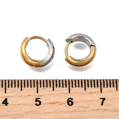 304 Stainless Steel Hoop Earrings LS-EJEW-Z123-01A-GP-1