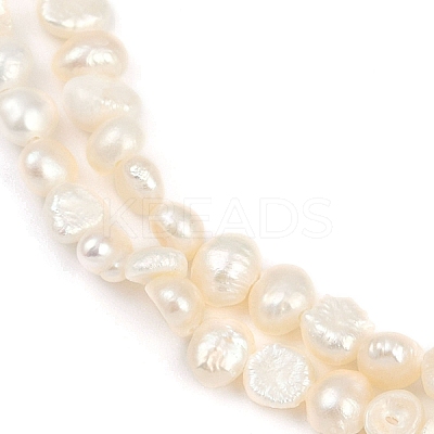 Natural Cultured Freshwater Pearl Beads Strands PEAR-P064-19B-04E-1