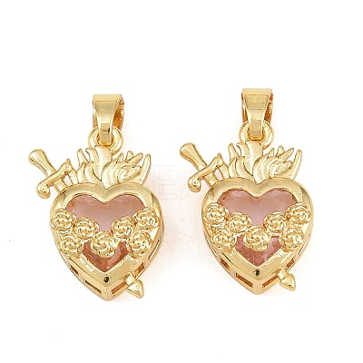 Brass Pendants kk-P343-09E-G-1