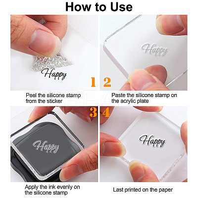 Custom PVC Plastic Clear Stamps DIY-WH0448-0795-1