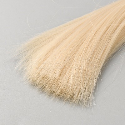 Plastic Doll Wig Hair AJEW-WH0695-007A-1