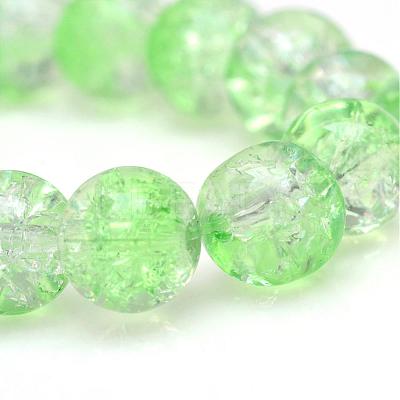 Baking Paint Crackle Glass Bead Strands CCG-S001-4mm-13-1