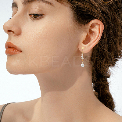30Pcs Brass Screw Clip-on Earring Findings FIND-DC0007-06-1