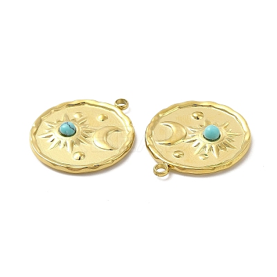 Natural Turquoise Pendants STAS-J401-VC604-1