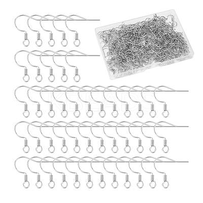 300Pcs 316 Surgical Stainless Steel Earring Wire STAS-UN0058-27-1