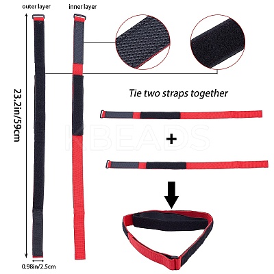 Adjustable Bike Rack Strap LS-AJEW-WH0115-08-1