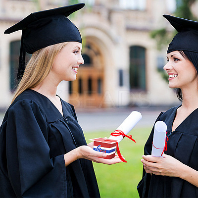 40 Sets 5 Colors Graduation Cap Paper Folding Gift Boxes CON-GA0001-13-1