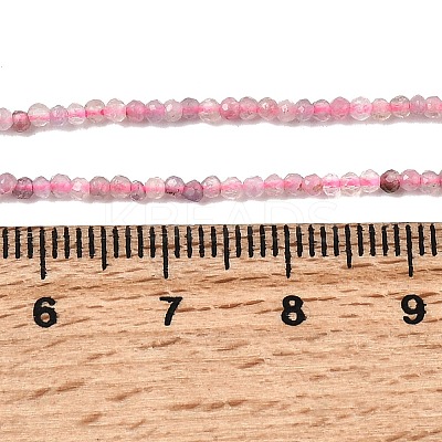 Natural Plum Blossom Tourmaline Beads Strands G-C266-A01-2mm-1