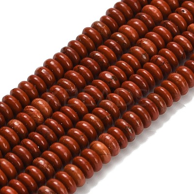 Natural Red Jasper Beads Strands G-L635-A39-4x2mm-1
