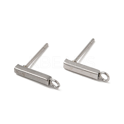 Non-Tarnish 304 Stainless Steel Stud Earring Finding X-STAS-C080-06A-P-1