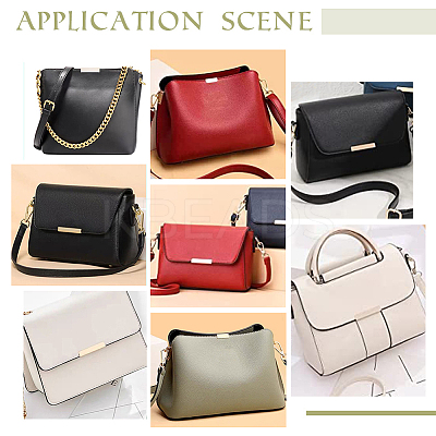 18Pcs 3 Colors Zinc Alloy Bag Decorative Edge Buckles FIND-WR0008-66-1