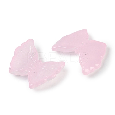 Spray Painted Glass Beads GLAA-Z007-02A-1