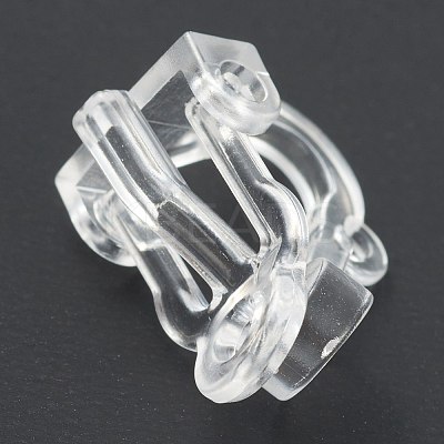 Eco-friendly Plastic Clip-on Earring Findings KY-G013-01B-1