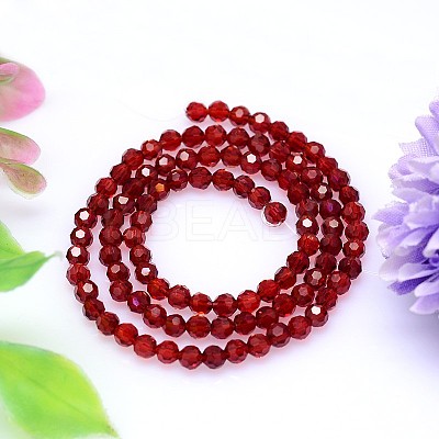Imitation Austrian Crystal Bead Strands G-M181-5mm-05A-1