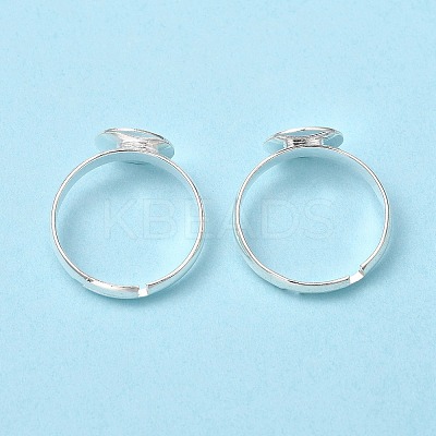 Brass Pad Ring Base Findings X-EC022-S-1