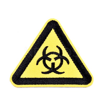 Computerized Embroidery Cloth Iron on/Sew on Patches DIY-M006-12F-1