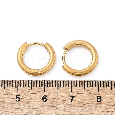 202 Stainless Steel Huggie Hoop Earrings EJEW-F111A-14mm-G01-1