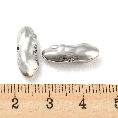 Rack Plating Alloy Beads PALLOY-Z022-10P-1