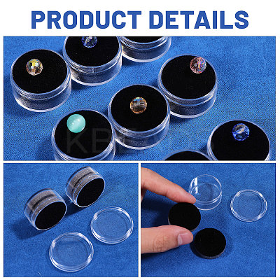 50Pcs Plastic Nail Decorate Storages MRMJ-CA0001-56A-1