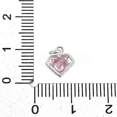 S925 Sterling Silver with Cubic Zirconia Charms LS-STER-Q006-05B-S-1