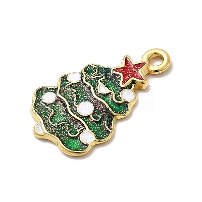 304 Stainless Steel Enamel Pendants STAS-P427-05C-G-1
