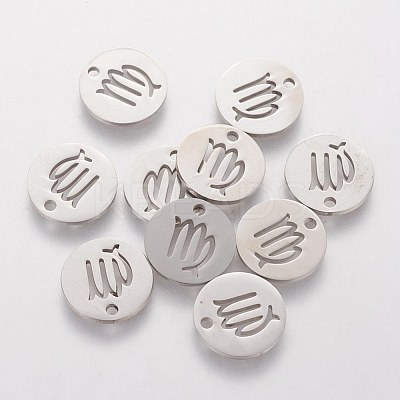 Non-Tarnish 304 Stainless Steel Charms STAS-Q201-T095-6-1