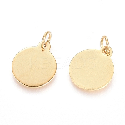 Ion Plating(IP) 304 Stainless Steel Charms LS-STAS-I124-02A-G-1