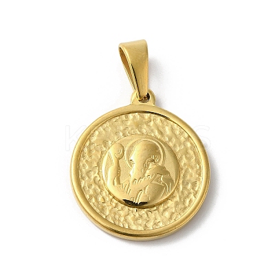 PVD Vacuum Plating 304 Stainless Steel Pendants STAS-B069-04G-1