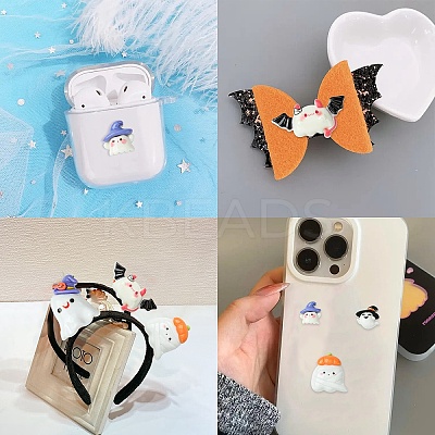 20Pcs 5 Styles Halloween Opaque Resin Decoden Cabochons CRES-YW0002-30-1