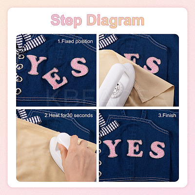 26 Letters Cloth Iron/Sew on Patches PJ-TAC0004-04B-1