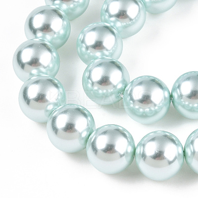 Glass Pearl Beads Strands HY-G002-01F-12-1