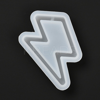 DIY Lightning Shaker/Quicksand Jewelry Silicone Molds DIY-I057-06-1